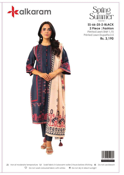 AL-KARAM 2 PC Shirt Dupatta