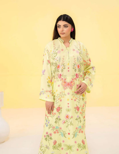 SUMMER KAFTAN BY AMAL 2 Pcs CO-ORDS SILK KAFTAN