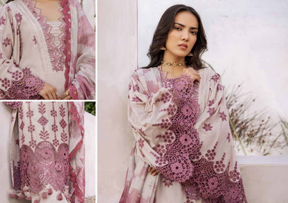 Adan's Lasserkari Unstitched Lawn'25