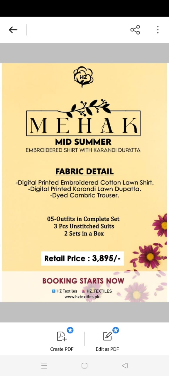 Mehak Mid Summer