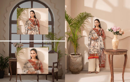 RIVAH Digital Printed Lawn Suit