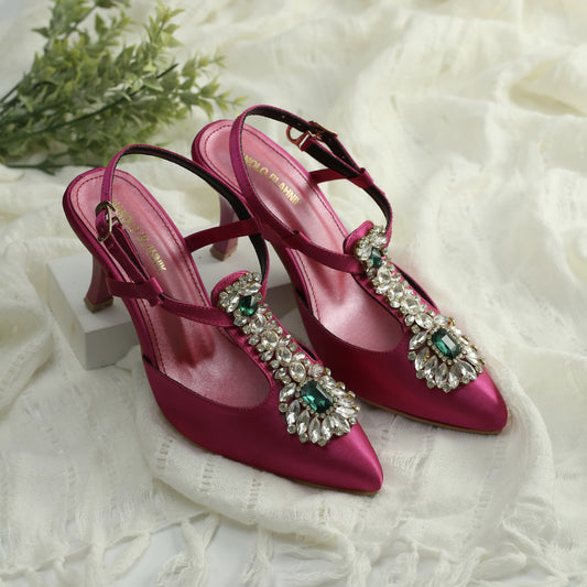 Tory Burch Multicolor Beads Embroidered Slippers