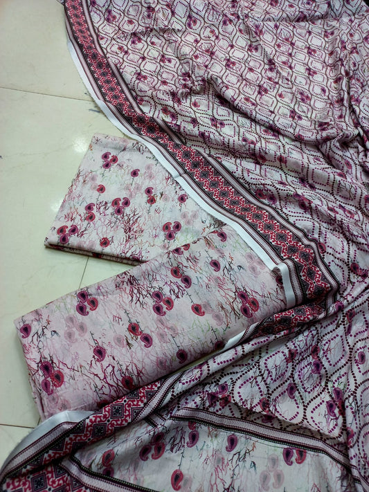 Bareeze Lawn 3 Pcs Printed