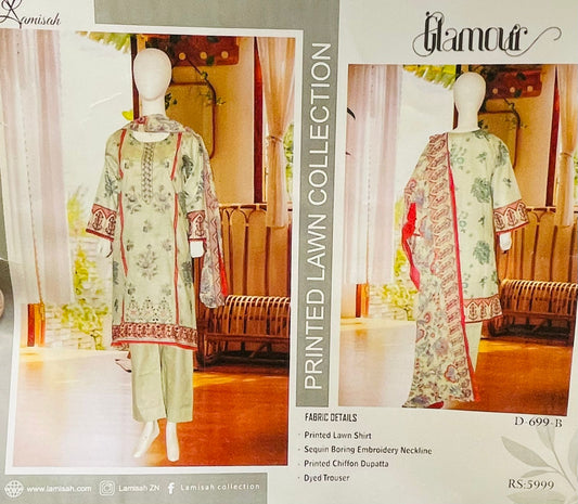 Glamour Printed Lawn