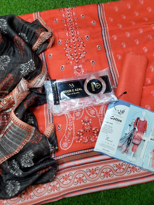 NooR Azal Embroidered 3 Pcs Collection