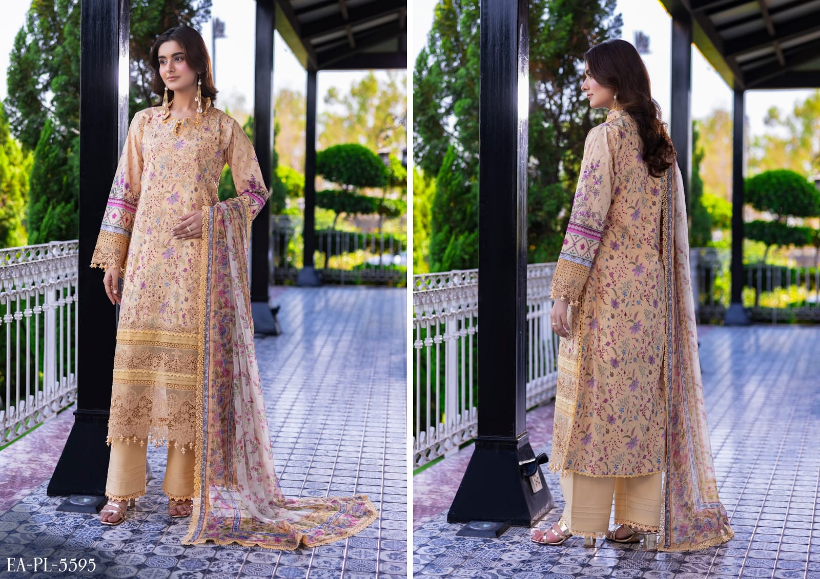 ESHAISHA PRINTED LAWN EMBROIDERED COLLECTION VOL-3