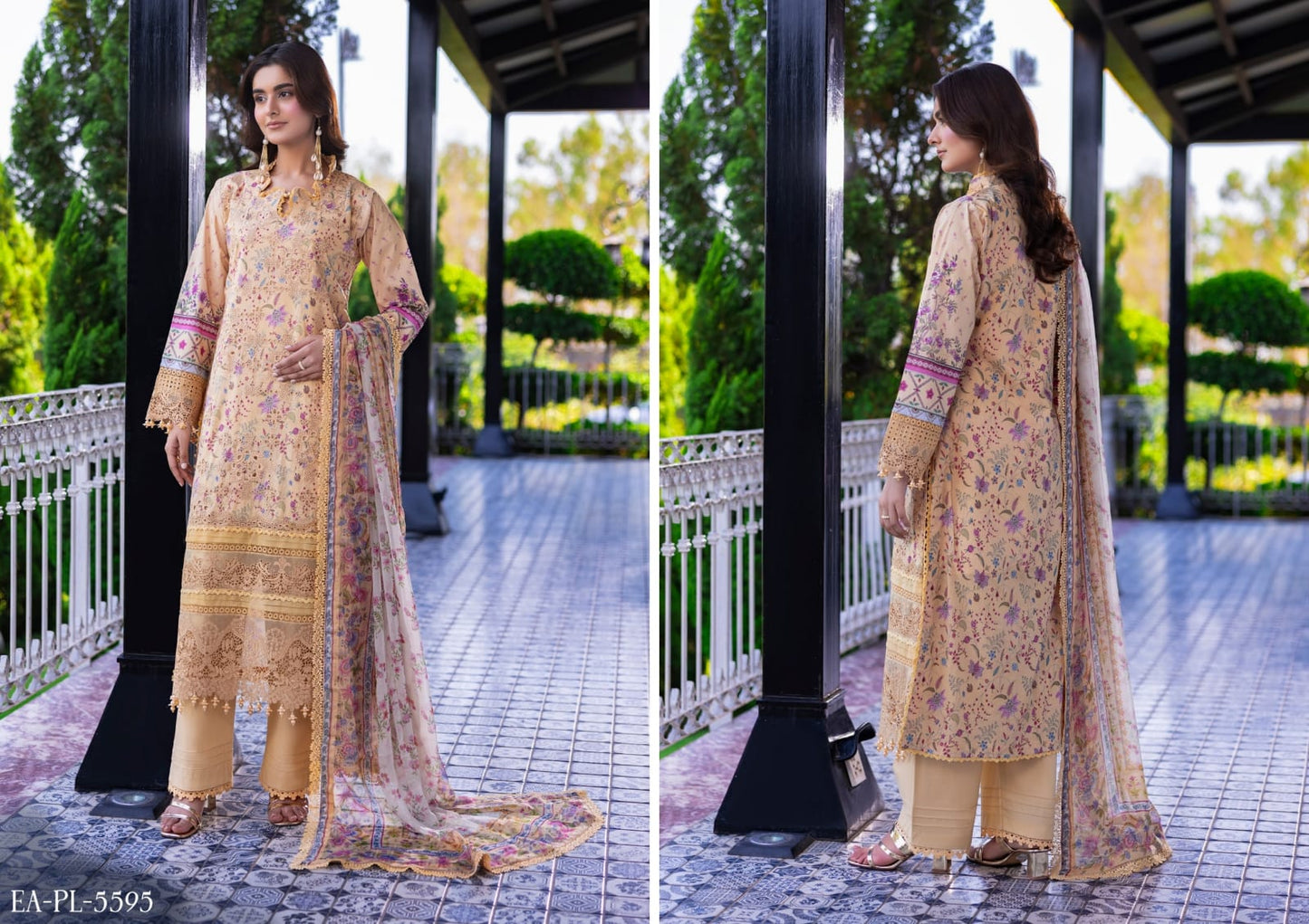 ESHAISHA PRINTED LAWN EMBROIDERED COLLECTION VOL-3