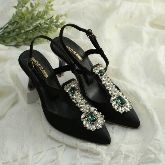 Tory Burch Multicolor Beads Embroidered Slippers