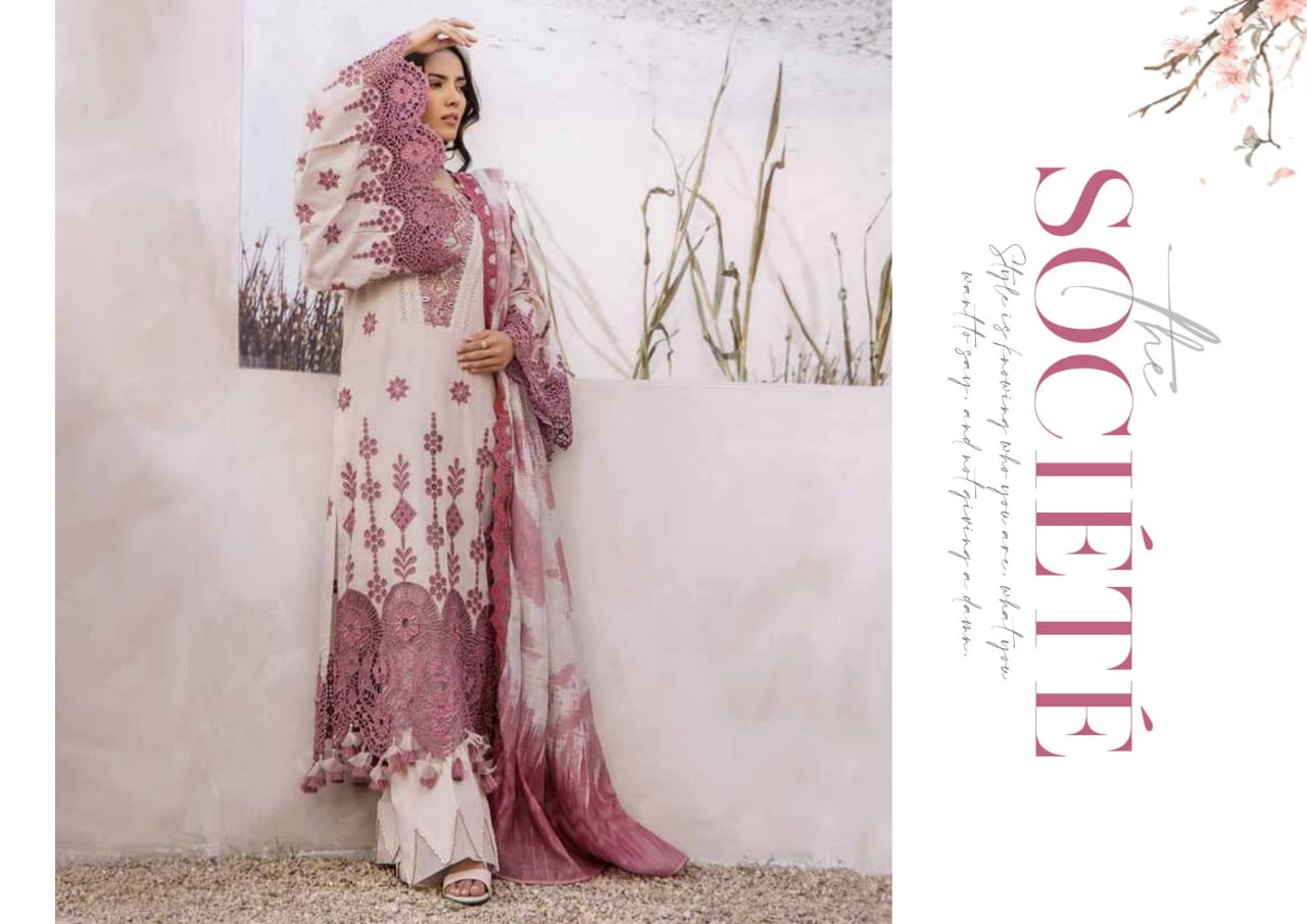 Adan's Lasserkari Unstitched Lawn'25