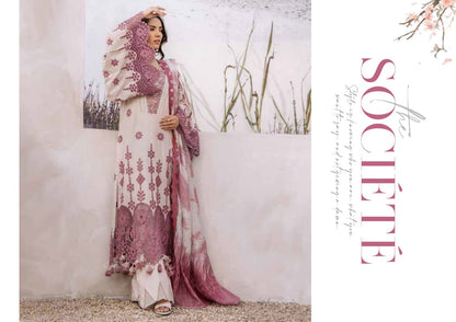 Adan's Lasserkari Unstitched Lawn'25
