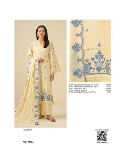 BEENA BY BEYOND EAST Embroidered Unstiched 3 Pcs Lawn Collection