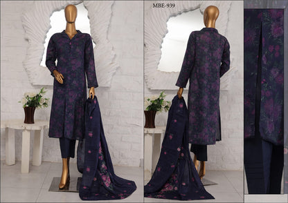 Mother's Embroidered Bamber Chiffon Dupatta