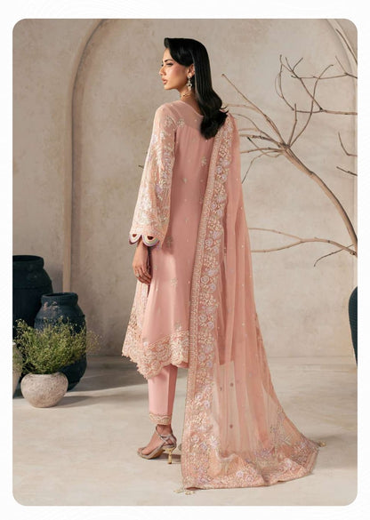 Gulaal Unstitched Embroidered Chiffon