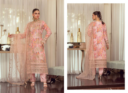 BINT-E-NOOR ORGANZA Embroidered  ZORALINE