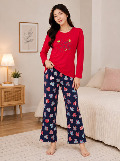 Printed Night Suit