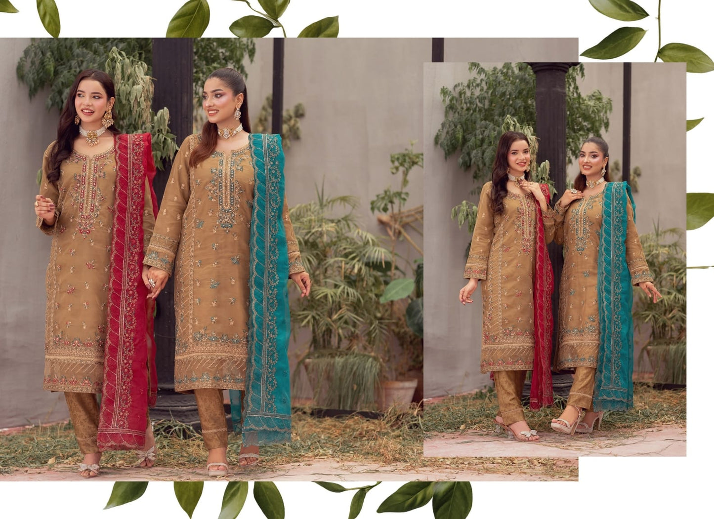 FALIHA Fancy ORGANZA Embroidered Collection 𝟸𝟶𝟸𝟼
