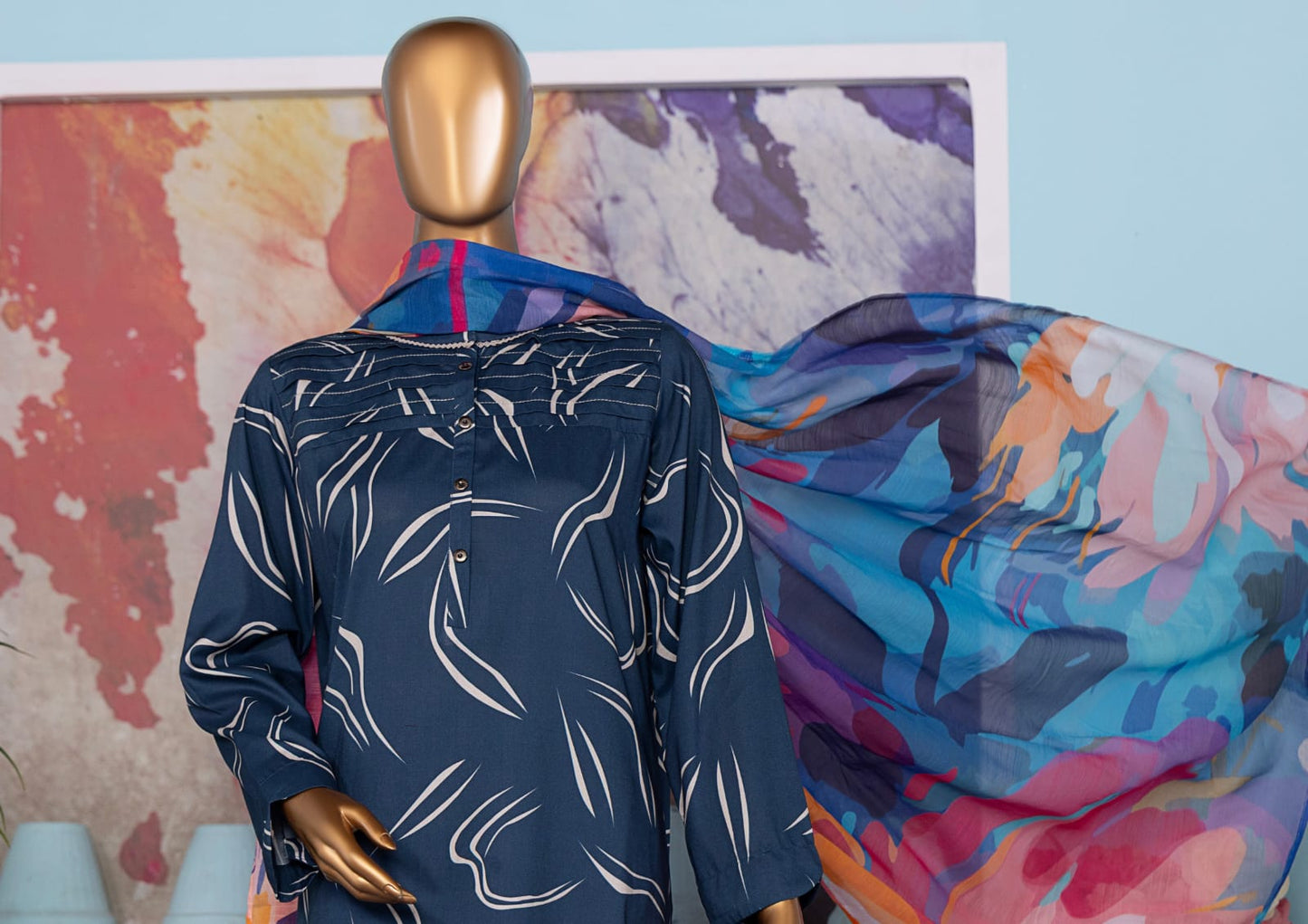 Linen Wintry Digital Printed Collection