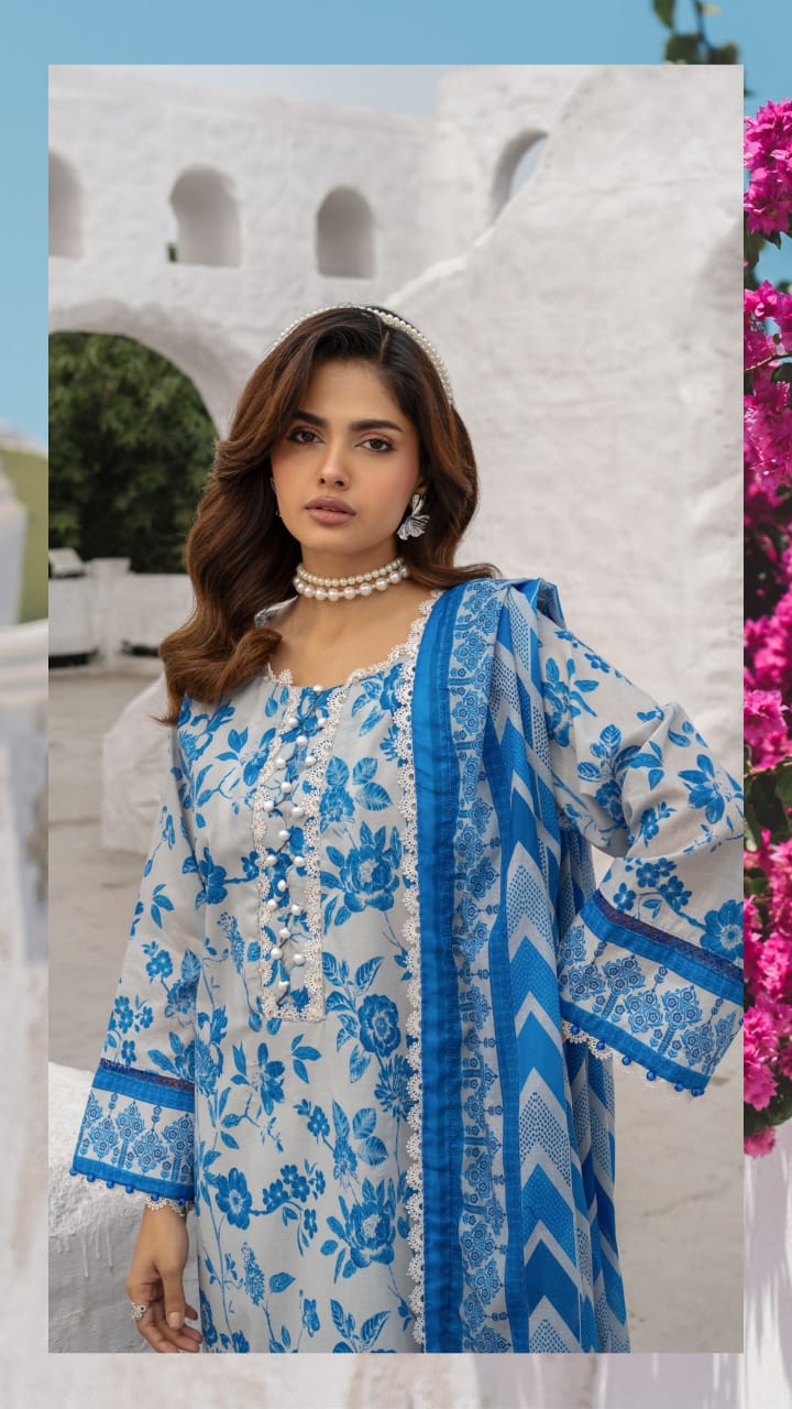 Colors Digital Printed Lawn