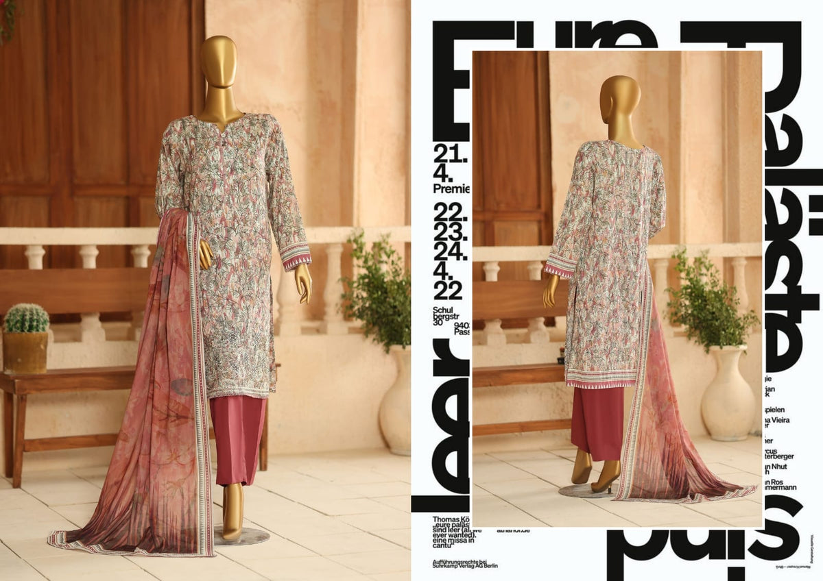 ASASA Digital Printed Embroidered Collection