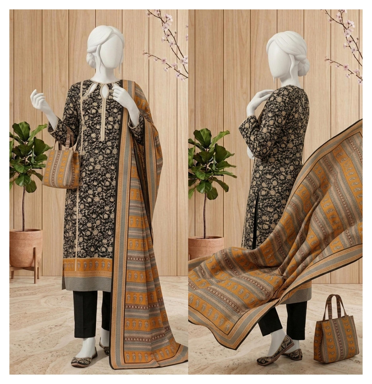 RANG-E-BAHAR Digital Printed Lawn 3 Piece Collection Vol-1 2026