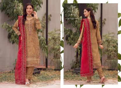 FALIHA Fancy ORGANZA Embroidered Collection 𝟸𝟶𝟸𝟼