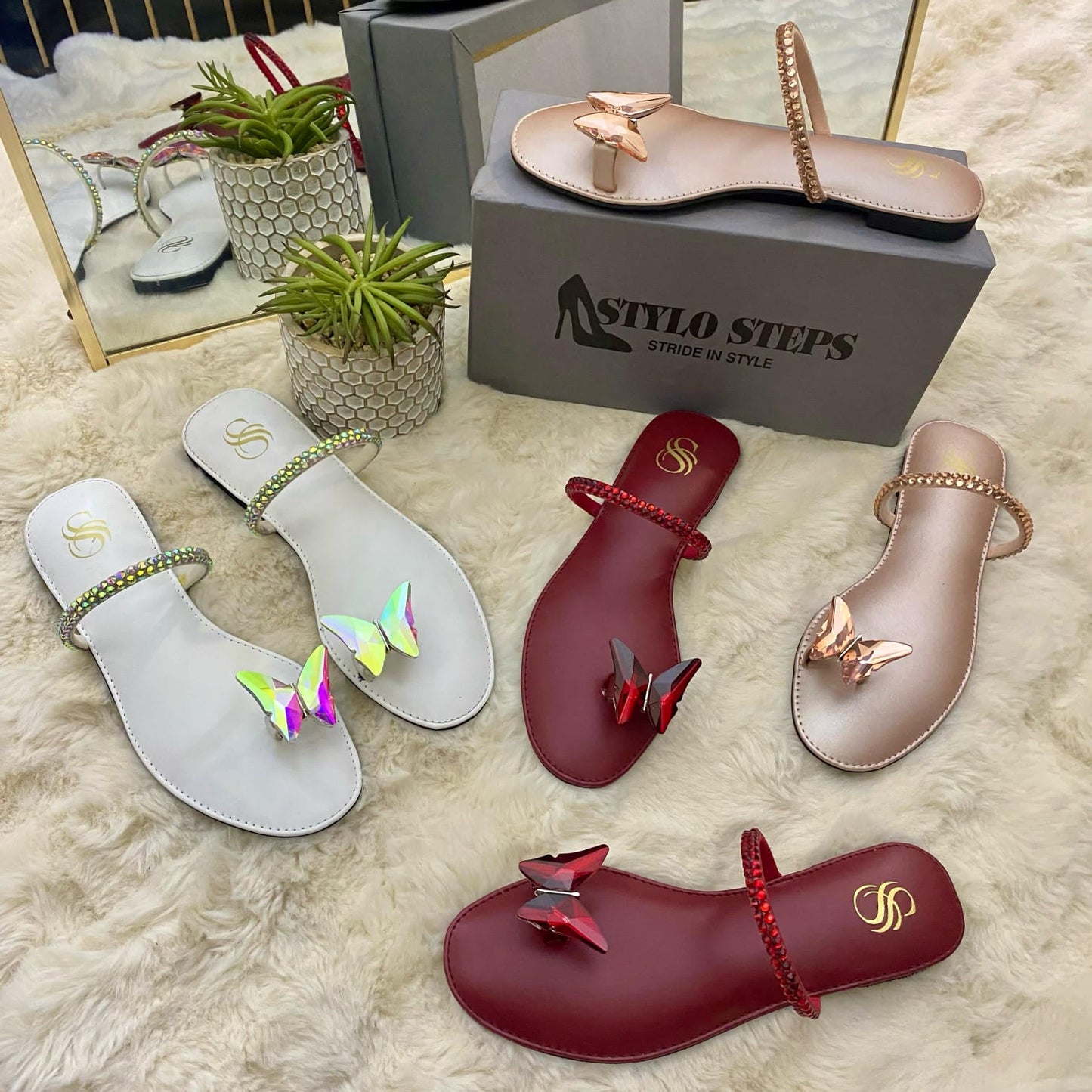 Butterfly Stride Flats