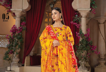 Orchid BiN Naeem Bana Dora Luxury Lawn