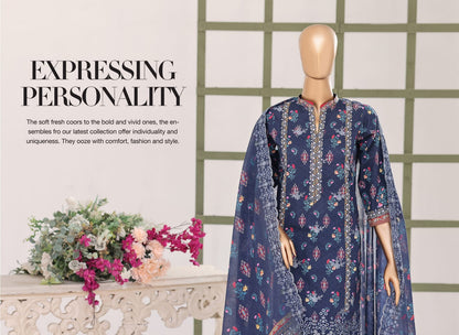 Samira Digital Printed Embroidered Chikankari Lawn Collection