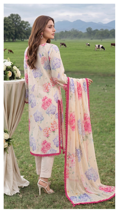 COLORS DIGITAL PRINTED LAWN CHIFFON DUPATTA EDITION