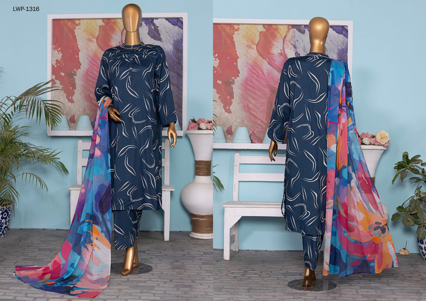 Linen Wintry Digital Printed Collection