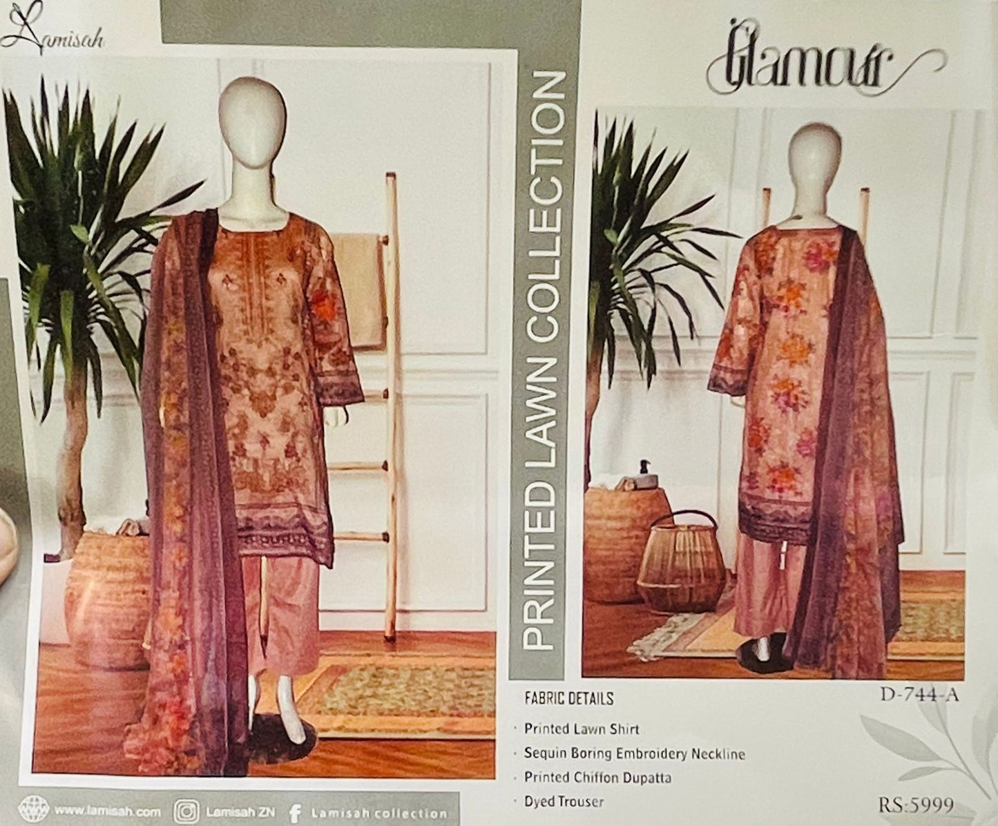 Glamour Printed Lawn