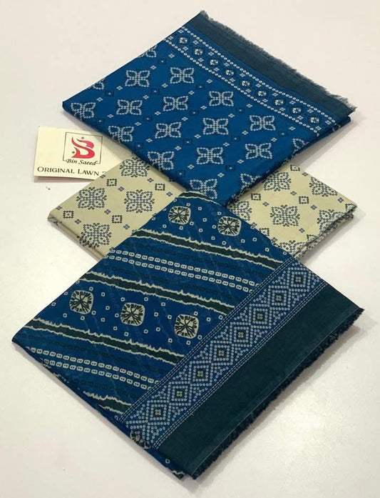 PRINTED DIGITAL LAWN COLLECTION BY BIN SAEED