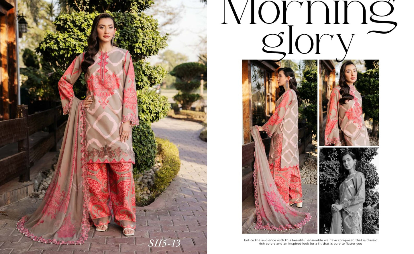 CHARIZMA SHEEN Embroidered Lawn
