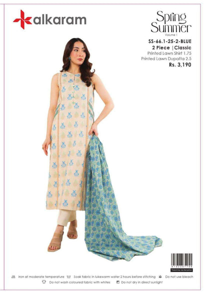 AL-KARAM 2 PC Shirt Dupatta