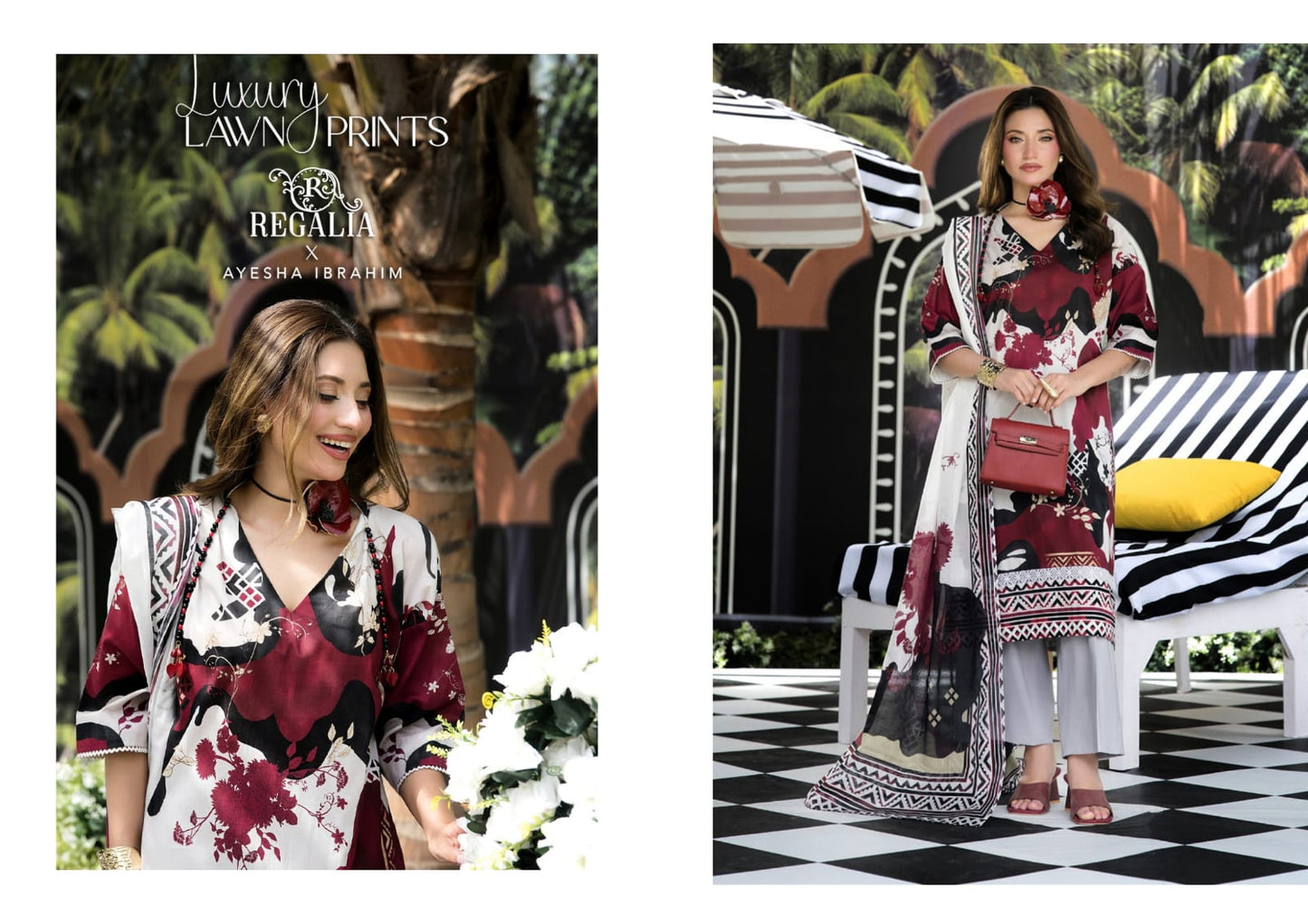 AYESHA IBRAHIM LUXURY LAWN PRINTS