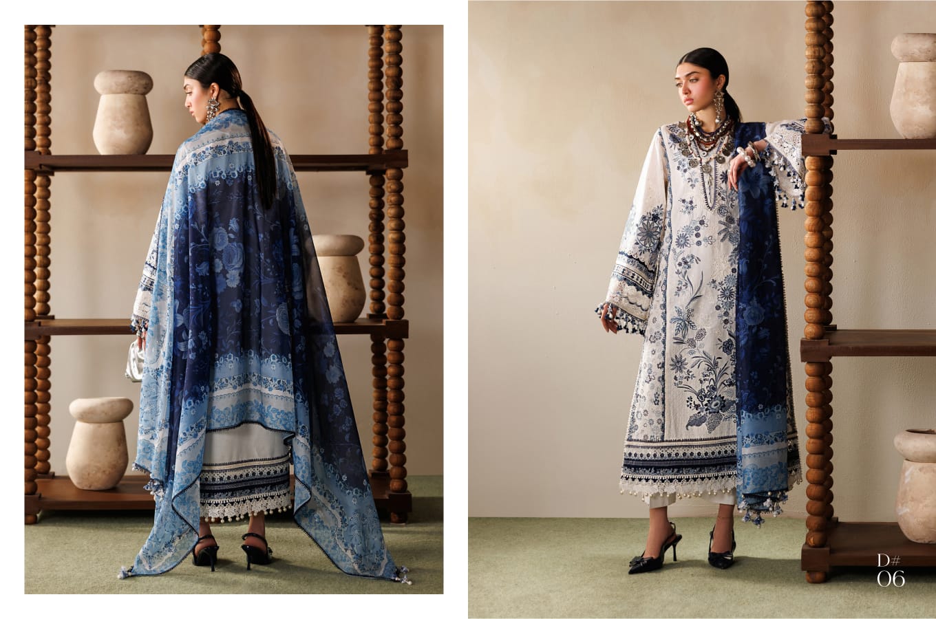 BAROQUE Embroidered LAWN 26 Eid Collection