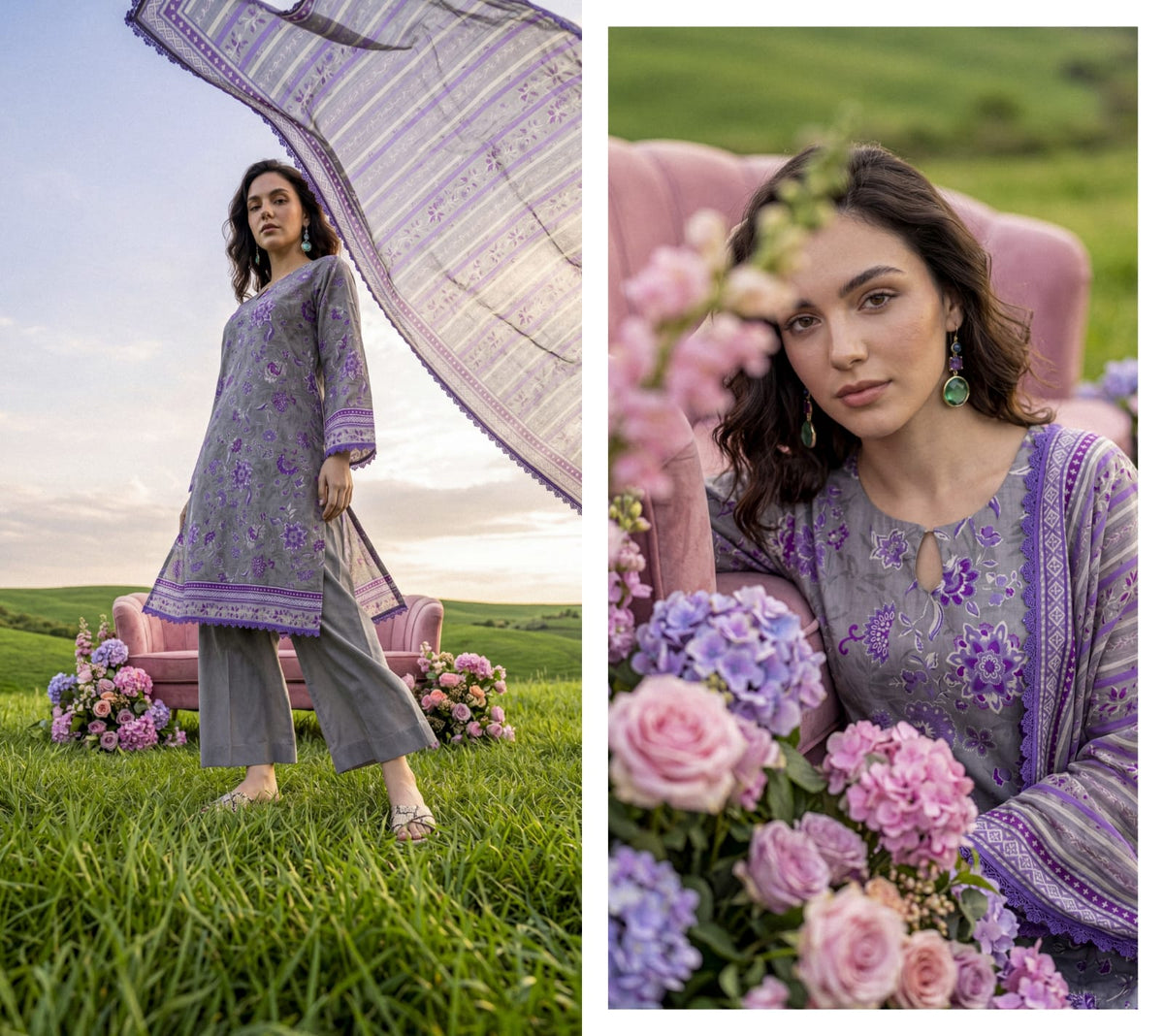 ELAYA PRINTS PREMIUM DROP 106 Lawn Prints