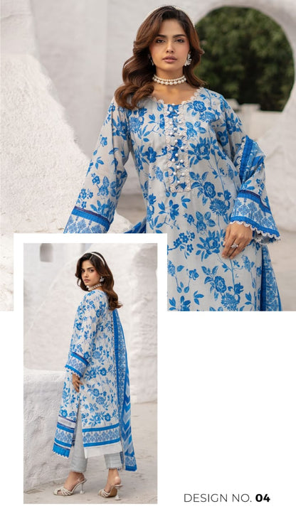 Colors Digital Printed Lawn