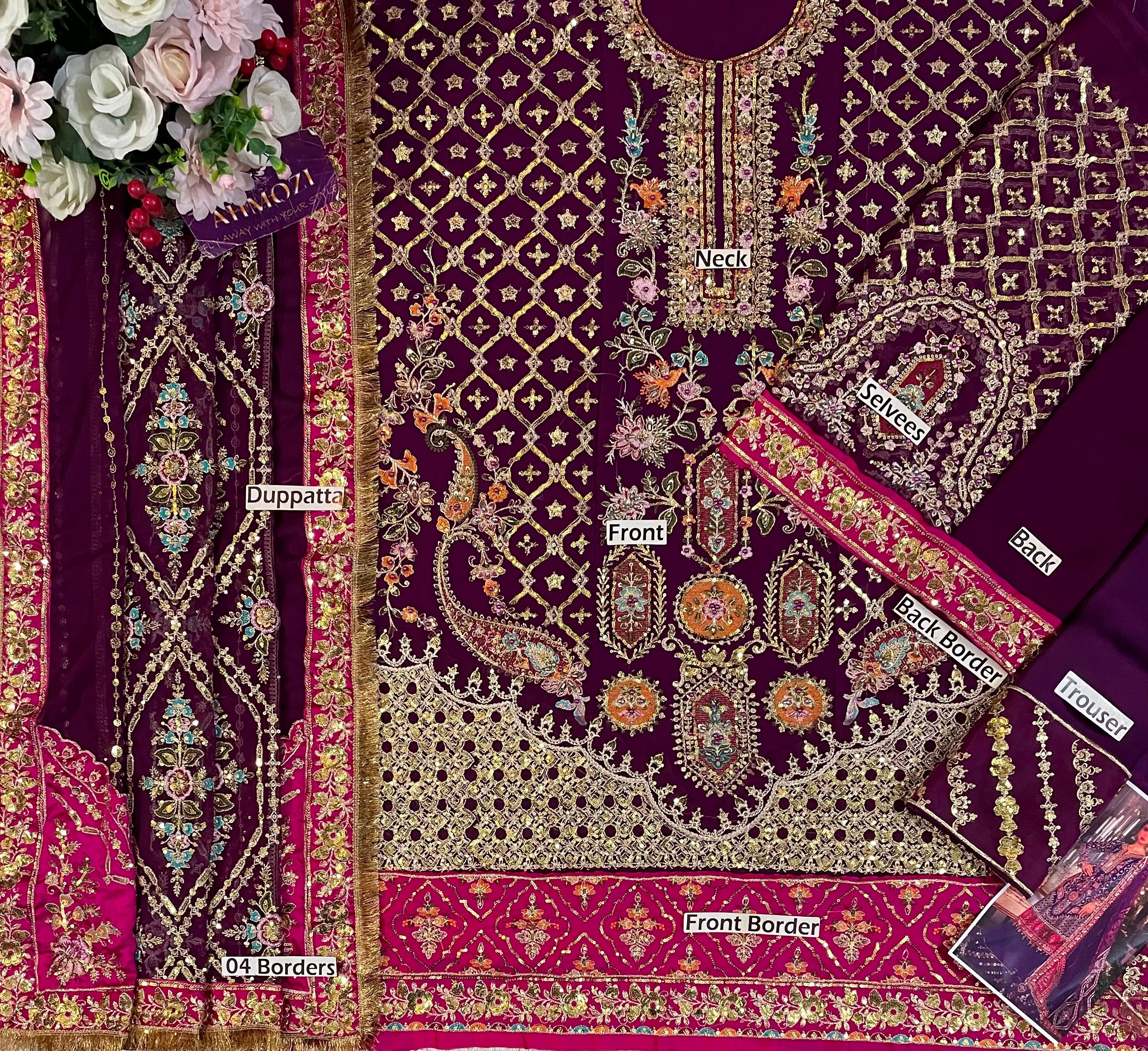 Maria-B Chiffon Embroidered Collection