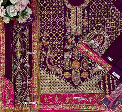 Maria-B Chiffon Embroidered Collection