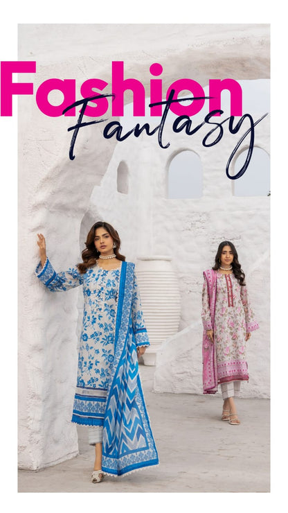 Colors Digital Printed Lawn