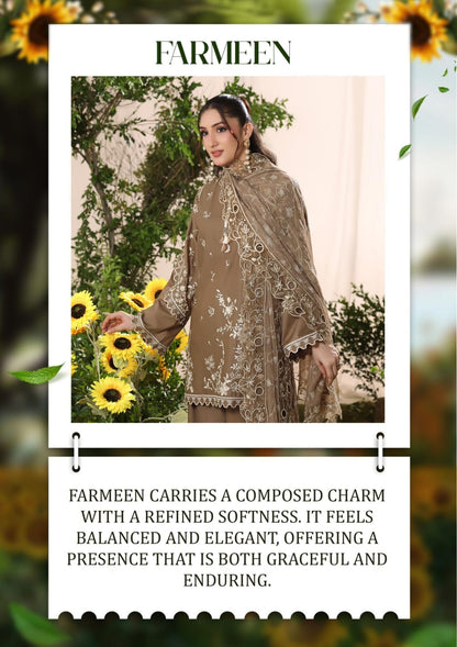 IRHA  GUZEL  Luxury Cotton 3 Pc Stitched Collection