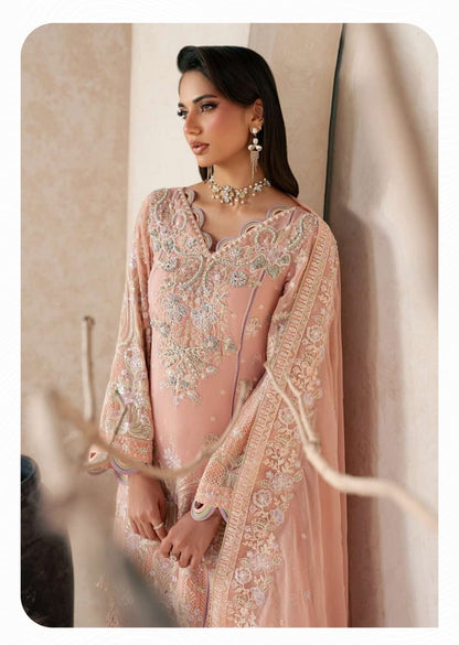 Gulaal Unstitched Embroidered Chiffon