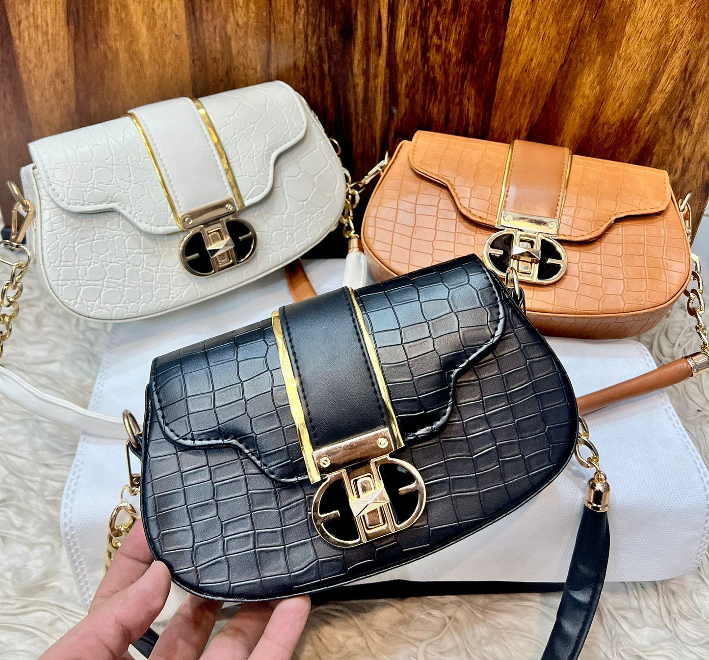 Girls crossbody with beautiful long strap and short strap
