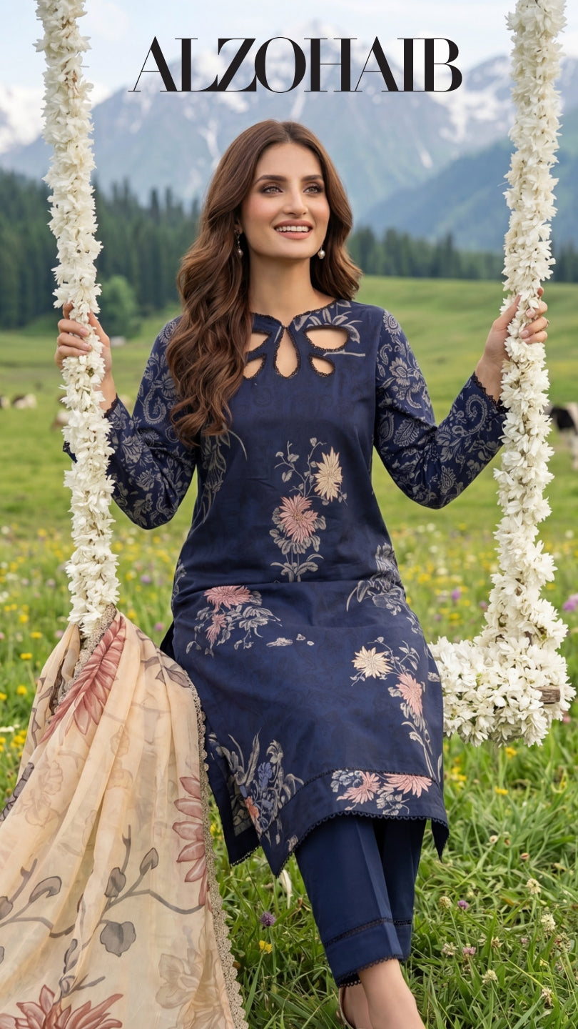 COLORS DIGITAL PRINTED LAWN CHIFFON DUPATTA EDITION