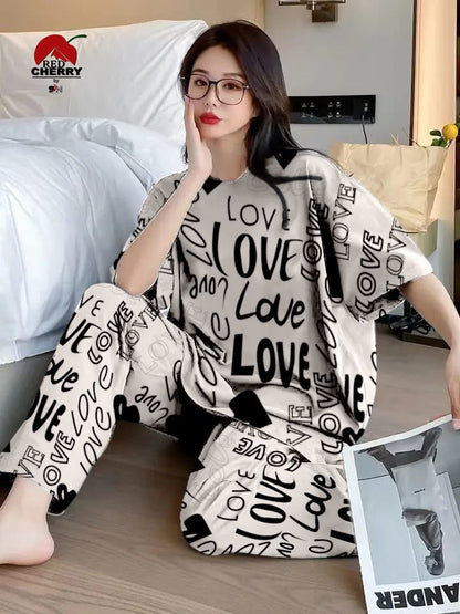 Printed Night Suit