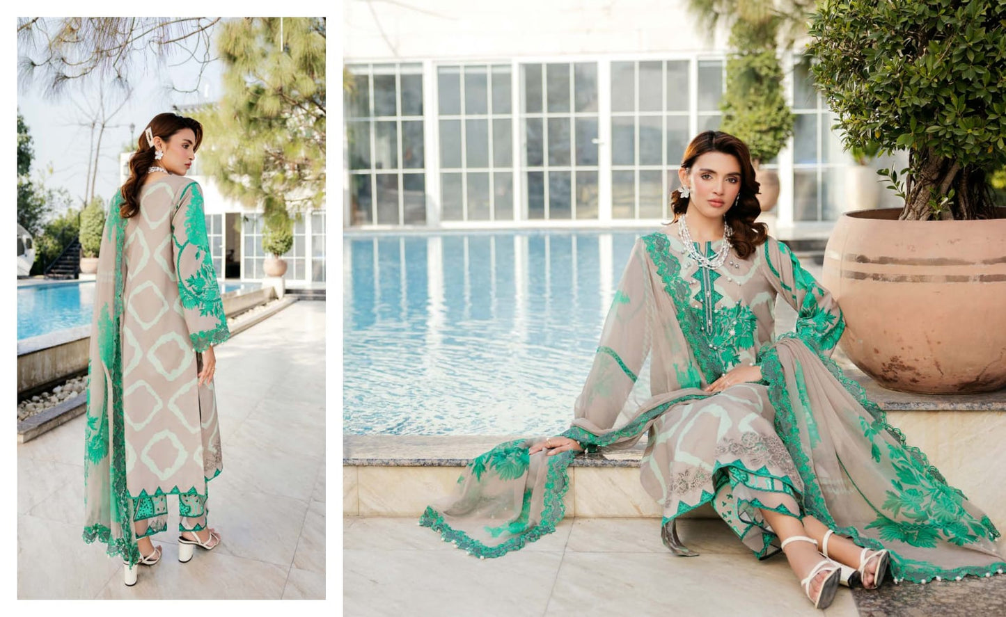 CHARIZMA SHEEN Embroidered Lawn