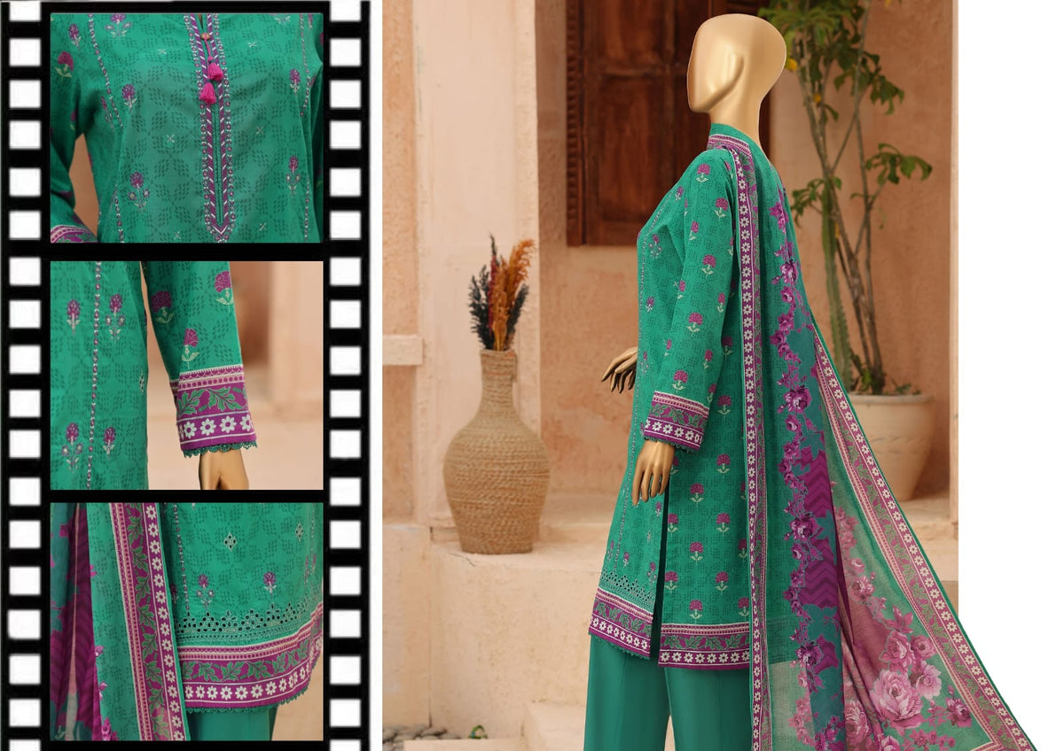 ASASA Digital Printed Embroidered Collection