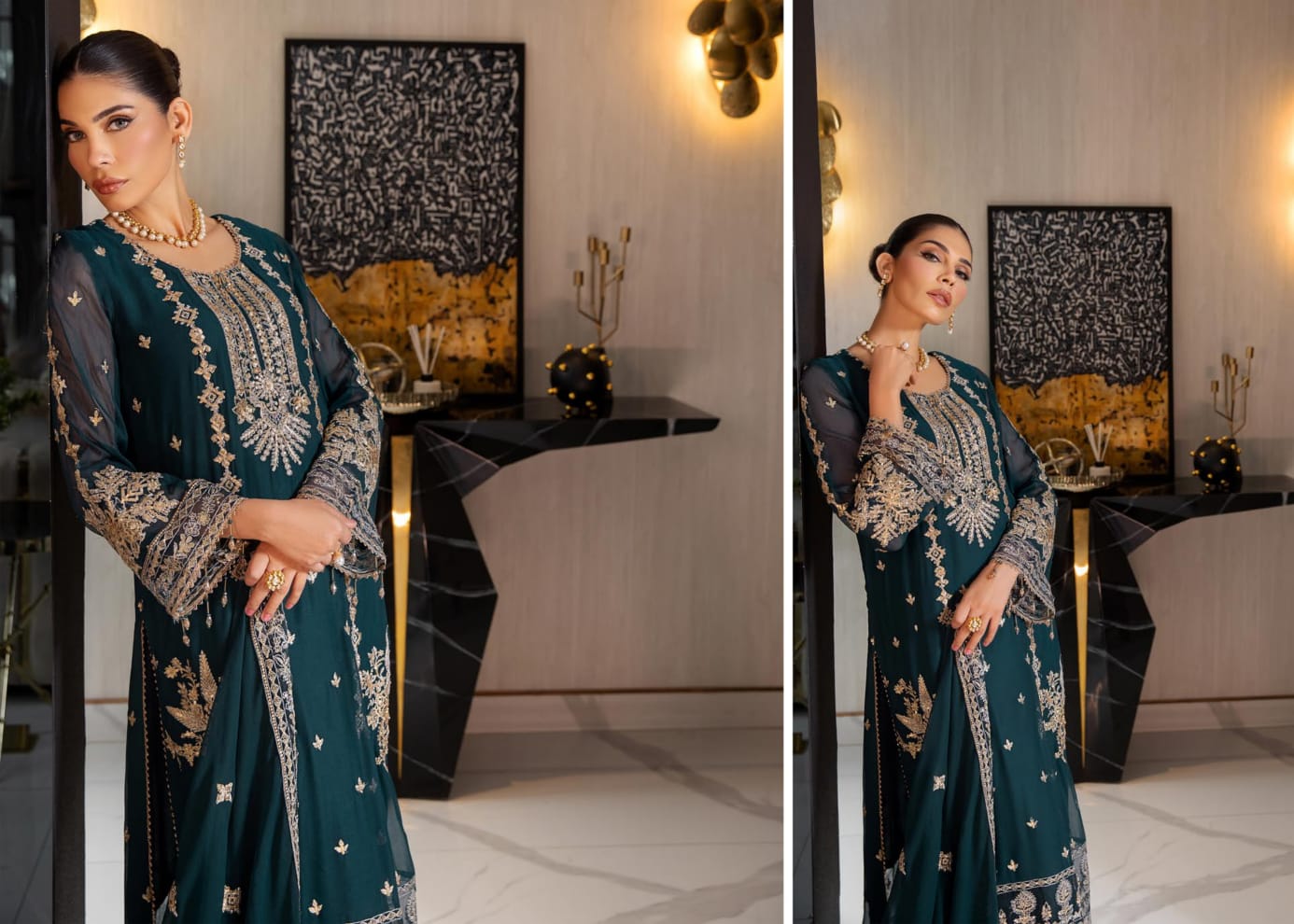 Afsaneh Luxury Pure Bamber Chiffon Collection