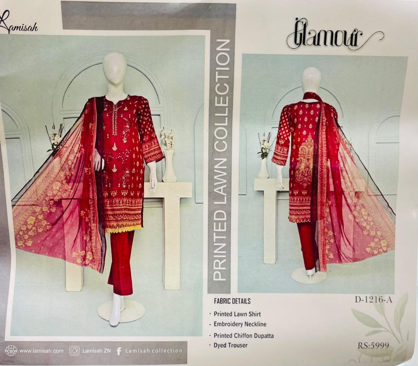 Glamour Printed Lawn
